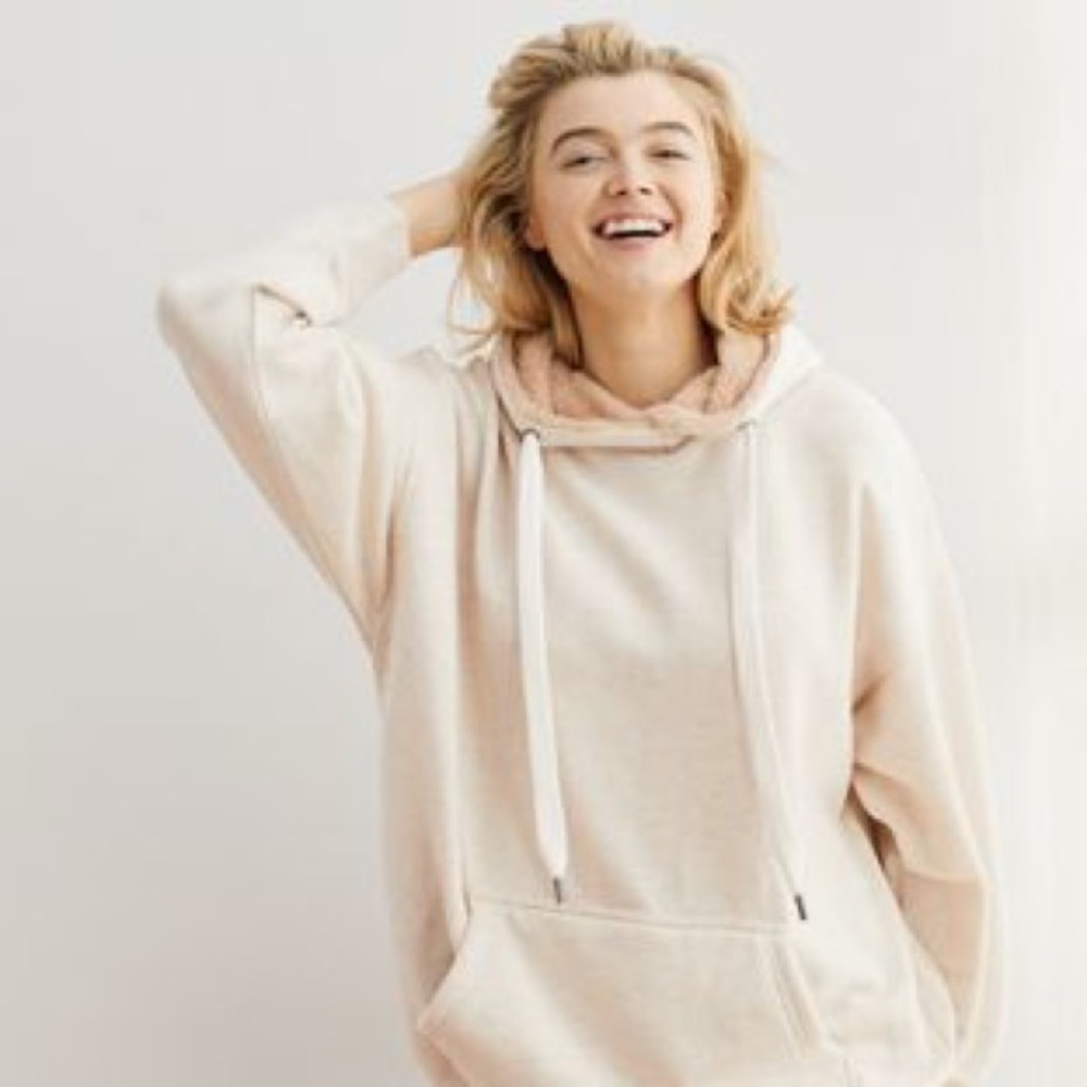 Aerie Oversized Spring Street Hoodie Size Medium